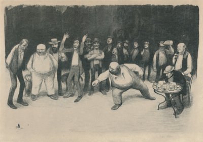 Gracze z Corks, 1919 autorstwa Jean Veber