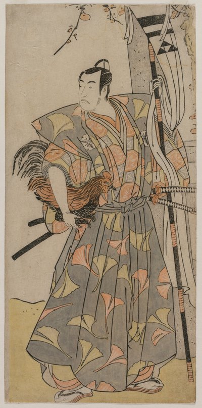 Aktor Matsumoto Kōshirō IV autorstwa Jean Victor Bertin