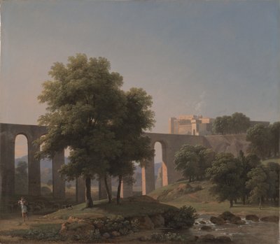 Akwedukt w pobliżu twierdzy, 1807 autorstwa Jean Victor Bertin