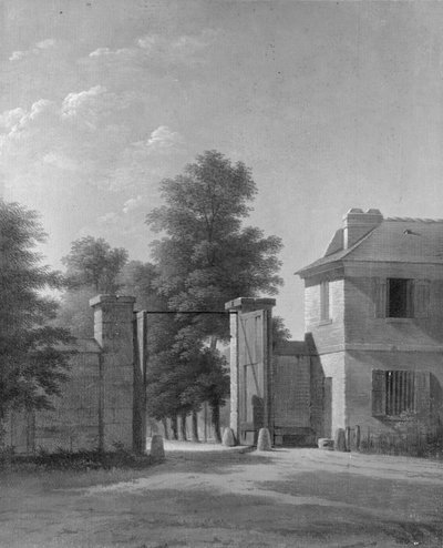 Wejście do parku w Saint-Cloud autorstwa Jean Victor Bertin