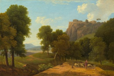 Pasterz ze swoją owczarnią, ok. 1930 1820. autorstwa Jean Victor Bertin