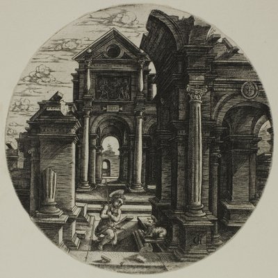 Dzieciątko Jan Chrzciciel autorstwa Jean de Gourmont