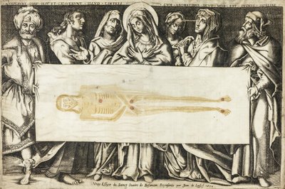 Święty Całun z Besançon, 1634 autorstwa Jean de Loisy