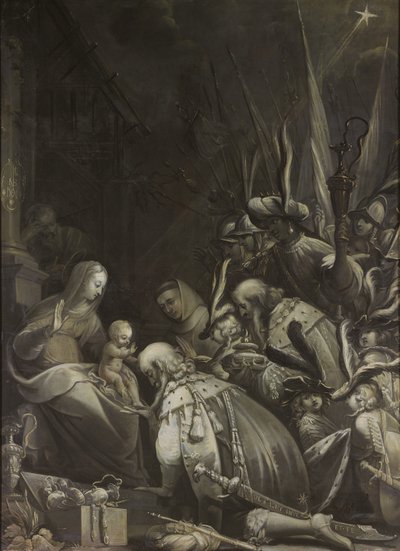 Adoracja Magów, 1636 autorstwa Jean de Saint Igny
