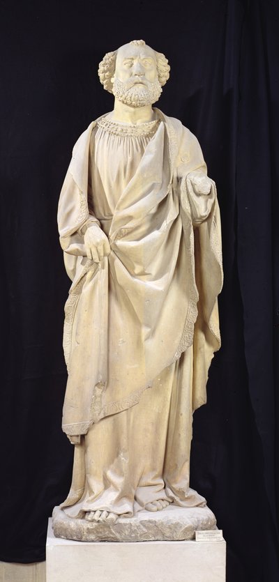 Św. Piotr z zamku książąt Burbonów, Chantelle, ok. 1500-03 autorstwa Jean fl.c.1465 c.1516 Guilhomet