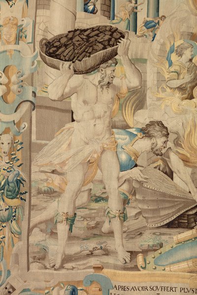 Legenda o Saint-Mammes (gobelin) autorstwa Jean the Elder Cousin