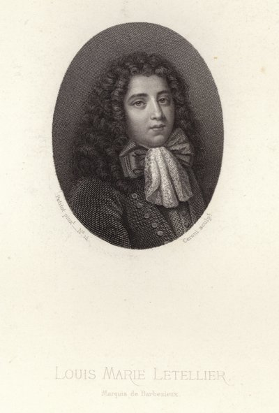 Louis-Marie Letellier autorstwa Jean the Elder Petitot