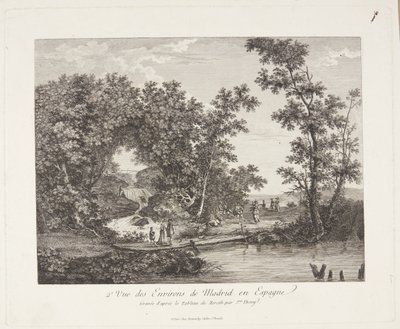 Widok na okolice Madrytu (2e Vue des Environs de Madrid en Espagne) autorstwa Jeanne Deny