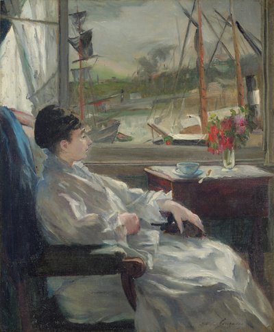 Portret Evy Gonzales autorstwa Jeanne Guérard Gonzalès
