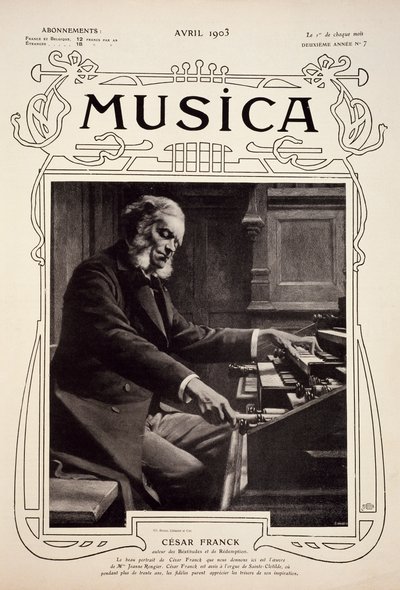 Cesar-Auguste Franck (Liege autorstwa Jeanne Rongier