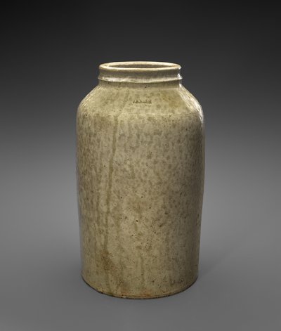 Słój, ok. 1850-1860 (kamionka szkliwiona alkalicznie) autorstwa Jefferson S. Nash Pottery