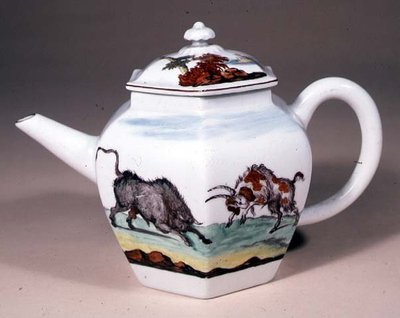 Czajnik Chelsea, ok. 1755 (porcelana) autorstwa Jefferyes Hammett ONeale