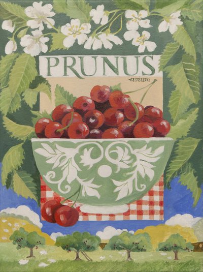 Prunus avium (akryl) autorstwa Jennifer Abbott