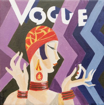 Okładka Vogue (akryl) autorstwa Jennifer Abbott