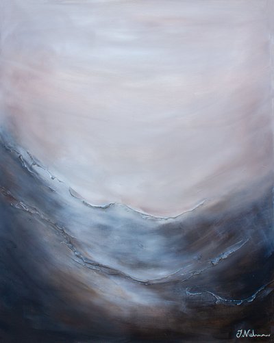 Zamglony horyzont oceanu autorstwa Jenny Nielsen