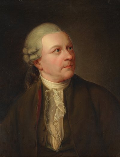 Portret poety Friedricha Gottlieba Klopstocka autorstwa Jens Juel