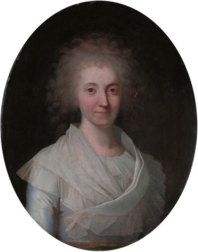 Duński: Portret Maren Juel Portret Maren Juel autorstwa Jens Juel