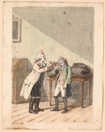 Scena z P.A. „De Vonner og de Vanner” Heiberga. autorstwa Jens Juel