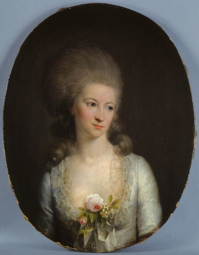 Portret Eleonore V. Hennings autorstwa Jens Juel