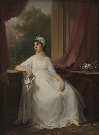 Portret Gertrudy Hage z domu Heitmann autorstwa Jens Juel