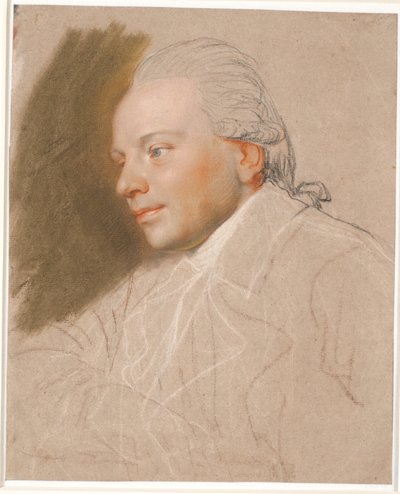 Portret młodszego dżentelmena, nieukończony autorstwa Jens Juel
