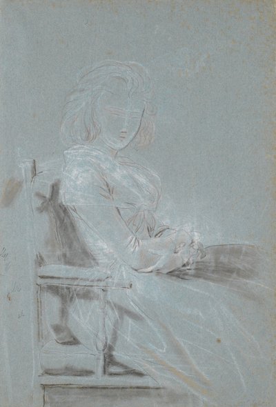 Studium do portretu Ulrike Elenory Wedel Jarlsberg z domu Brockdorff autorstwa Jens Juel