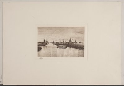 Ved Kinderdijk w Holandii autorstwa Jensen
