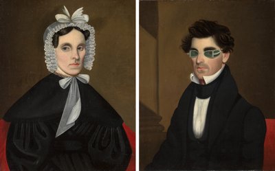 Sally Avery Olds; Nathaniel Olds autorstwa Jeptha Homer Wade