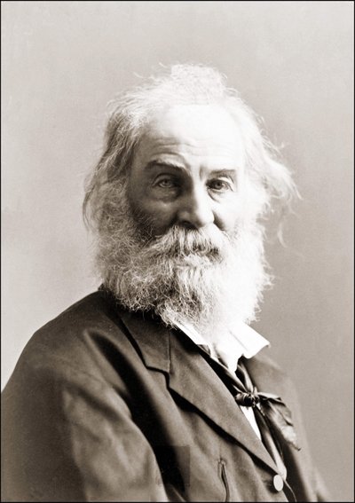 Portret Walta Whitmana (1819 - 1892) autorstwa Gurneya w latach 1880-1890. autorstwa Jeremiah Gurney