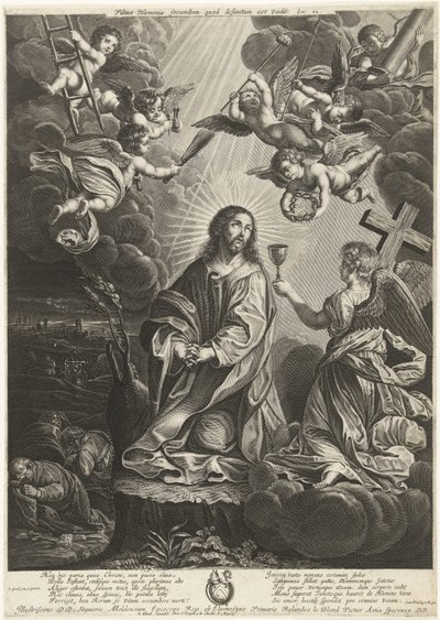 Chrystus w Ogrodzie Getsemani Chrystus na Górze Oliwnej autorstwa Jeremias Falck