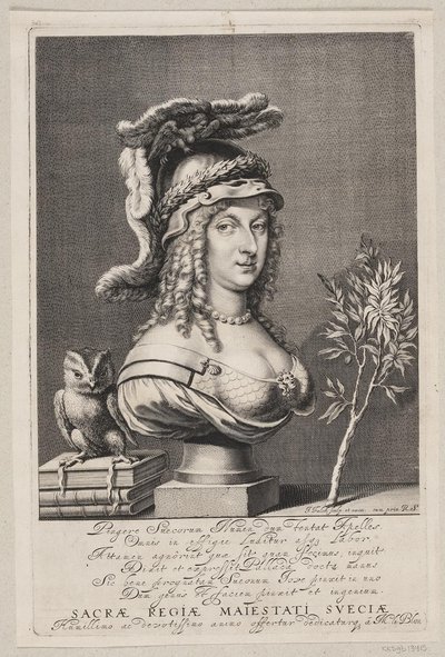 Królowa Szwedzka Krystyna autorstwa Jeremias Falck