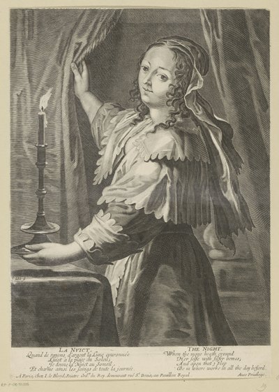 Noc La Nvict. Noc (tytuł na obiekcie) Cztery pół dnia (tytuł serii) autorstwa Jeremias Falck