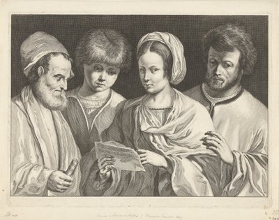 Czterech muzyków Koncert autorstwa Jeremias Falck