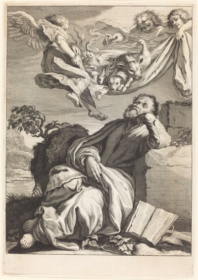 Sen św. Piotra autorstwa Jeremias Falck after Johann Liss