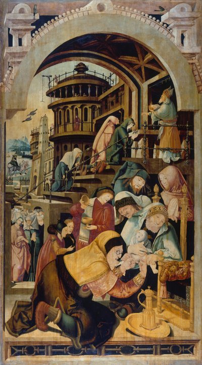 Obrzezanie Jezusa, obraz Jorga Ratgeba (ok. 1480-1526), olej na desce autorstwa Jerg Ratgeb