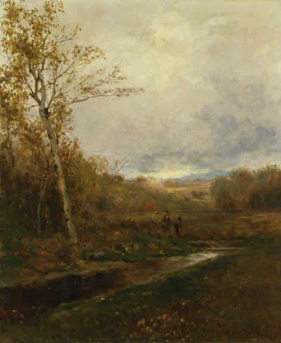 Listopad, połowa końca XIX wieku. autorstwa Jervis McEntee