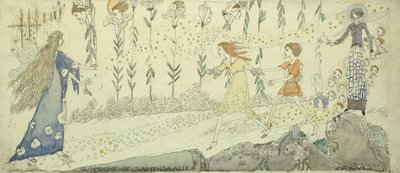 Nadchodzi słońce św. Eulalii autorstwa Jessie Marion King