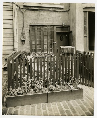 75 Bedford St "najwęższy dom", Greenwich Village, Nowy Jork, USA autorstwa Jessie Tarbox Beals
