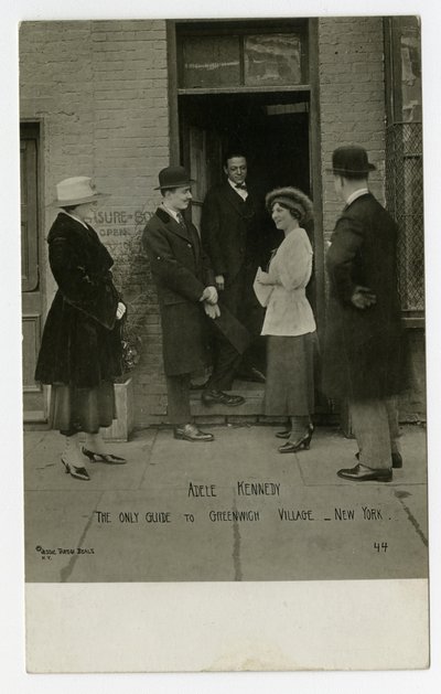Adele Kennedy, jedyny przewodnik po Greenwich Village w stanie Nowy Jork, USA autorstwa Jessie Tarbox Beals