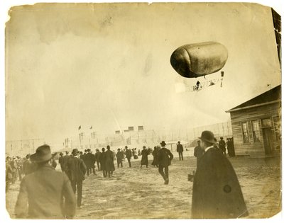 Sterowiec "Kalifornijska Strzała" autorstwa Jessie Tarbox Beals