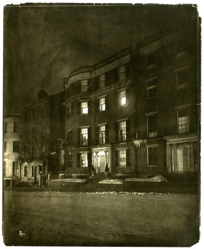 Beacon St, Boston, Massachusetts, USA, ok.1902-10 (zdjęcie żelatynowo-srebrowe) autorstwa Jessie Tarbox Beals