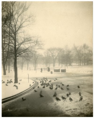 Boston Common, Boston, USA, ok.1902-10 autorstwa Jessie Tarbox Beals
