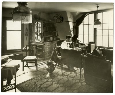 Ernest Thompson Seton, ok. 1918 (zdjęcie żelatynowo-srebrowe) autorstwa Jessie Tarbox Beals