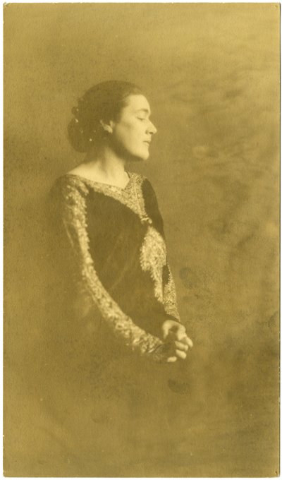 Fanny Hurst, ok.1909-20 (zdjęcie żelatynowo-srebrowe) autorstwa Jessie Tarbox Beals