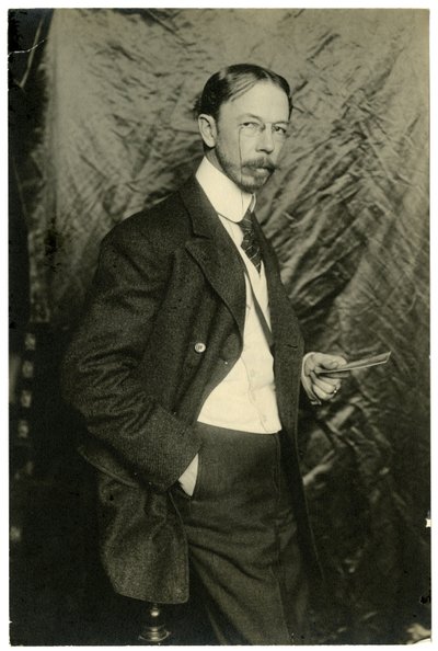 Irving Wiles, artysta, 1906 autorstwa Jessie Tarbox Beals