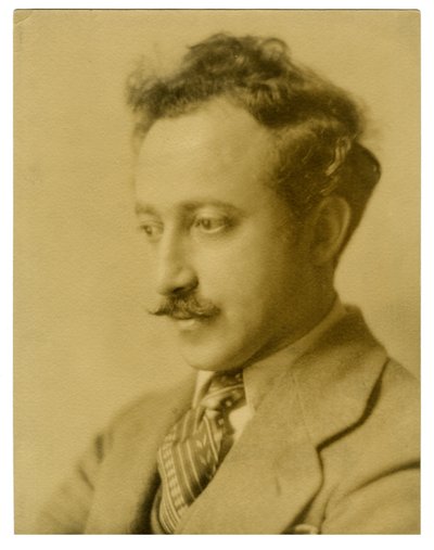 Joseph Auslander, poeta, ok. 1925-27 autorstwa Jessie Tarbox Beals