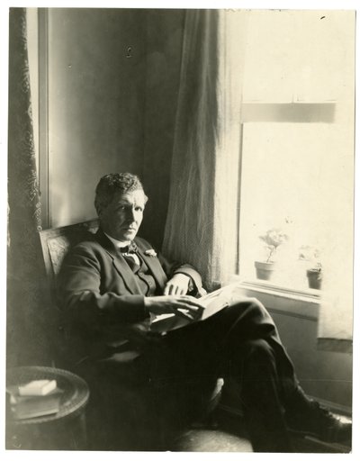 Llewelyn Powys, ok. 1905-40 (fotografia żelatynowa srebrna) autorstwa Jessie Tarbox Beals