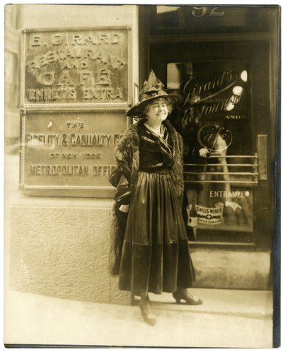 Madam Girard z Nowego Jorku, słynna restauracja w centrum miasta 92 William St, 1910 autorstwa Jessie Tarbox Beals