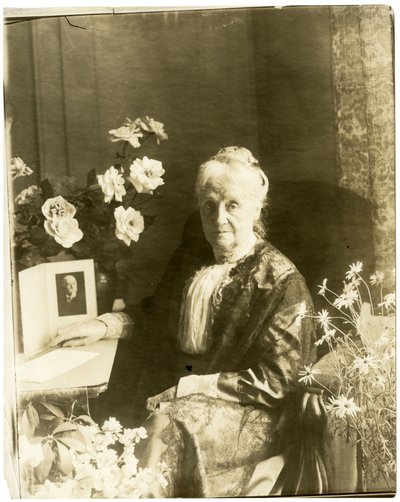 Pani Greenwich Horne ?, ok.1905-40 (zdjęcie żelatynowo-srebrowe) autorstwa Jessie Tarbox Beals