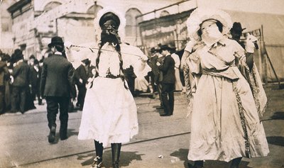 Nowy Orlean, Mardi Gras, ok. 1905 autorstwa Jessie Tarbox Beals